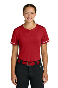 Richardson Women's Select 2-Button Softball Jersey RW7220 - Red