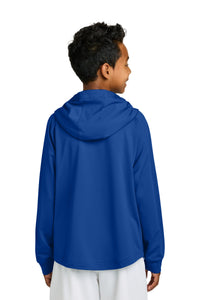 Richardson Youth Charge Performance Fleece Long Sleeve Hoodie RY7200LSH - Royal Back