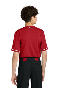 Richardson Youth Select 2-Button Baseball Jersey RY7910 - Red Back