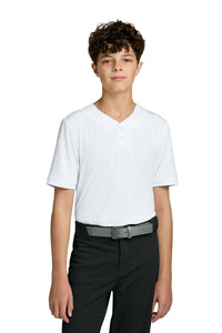 Richardson Youth Select 2-Button Baseball Jersey RY7910 - White