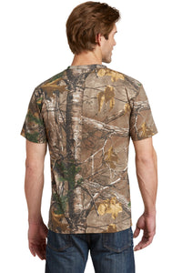 Russell Outdoors - Realtree Explorer 100% Cotton T-Shirt with Pocket - Realtree Xtra Back