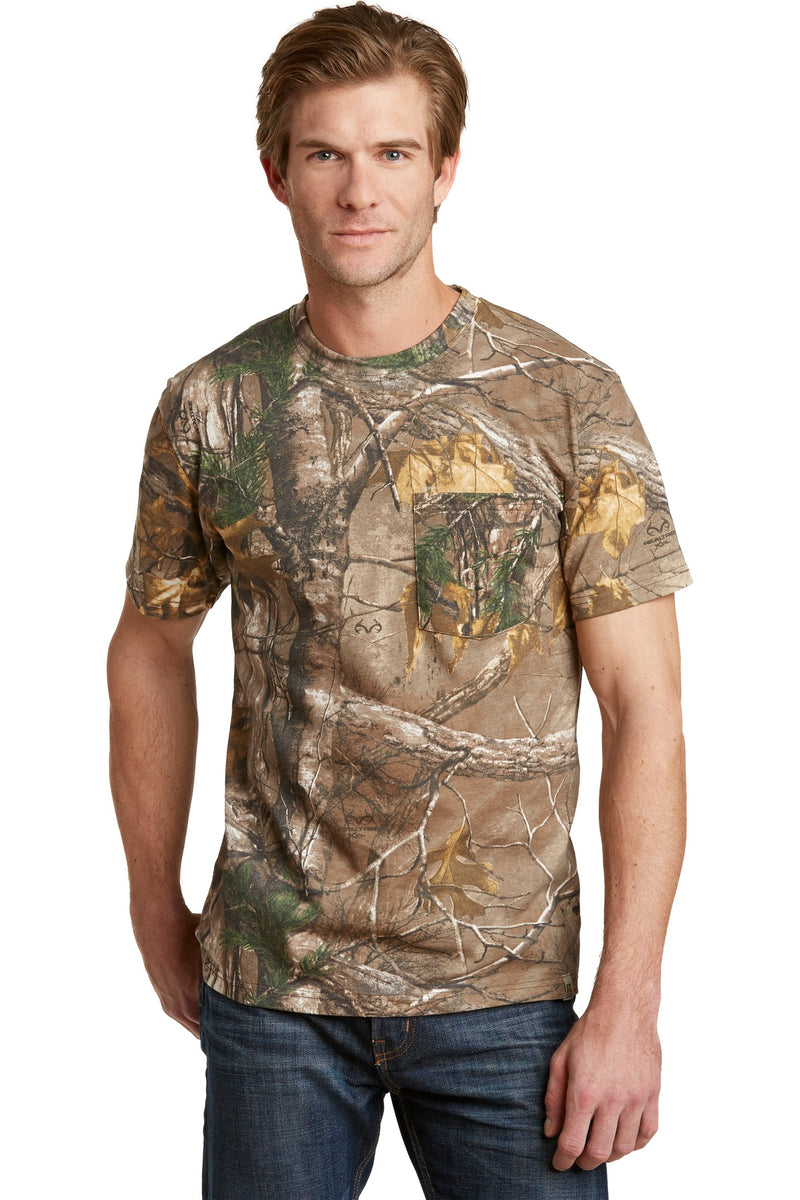 Russell Outdoors - Realtree Explorer 100% Cotton T-Shirt with Pocket