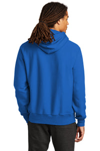 Champion   Reverse Weave   Hooded Sweatshirt S101 - Athletic Royal Back
