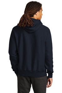 Champion   Reverse Weave   Hooded Sweatshirt S101 - Navy Back