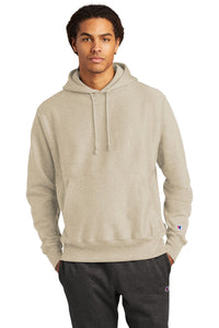 Champion   Reverse Weave   Hooded Sweatshirt S101 - Oatmeal Heather