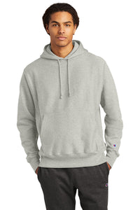 Champion   Reverse Weave   Hooded Sweatshirt S101 - Oxford Grey