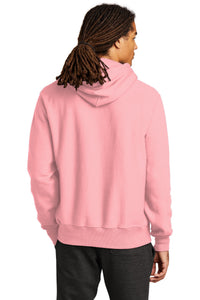 Champion   Reverse Weave   Hooded Sweatshirt S101 - Pink Candy Back