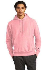 Champion   Reverse Weave   Hooded Sweatshirt S101 - Pink Candy