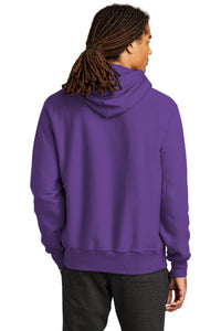 Champion   Reverse Weave   Hooded Sweatshirt S101 - Purple Back