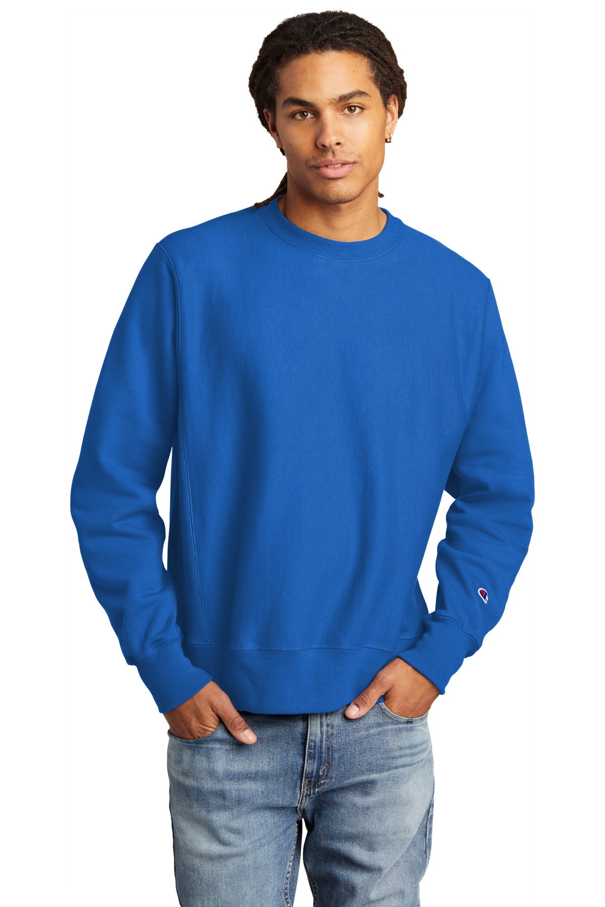 Champion   Reverse Weave   Crewneck Sweatshirt S149 - Athletic Royal