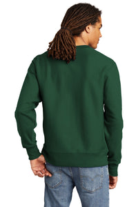 Champion   Reverse Weave   Crewneck Sweatshirt S149 - Dark Green Back