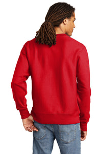 Champion   Reverse Weave   Crewneck Sweatshirt S149 - Red Back