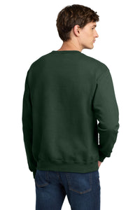 Champion  Powerblend Crewneck Sweatshirt - Dark Green Back