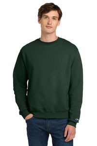 Champion  Powerblend Crewneck Sweatshirt - Dark Green
