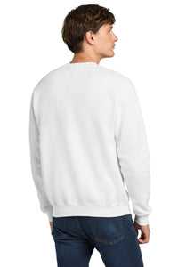 Champion  Powerblend Crewneck Sweatshirt - White Back