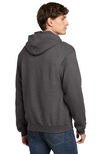Champion  Powerblend Pullover Hoodie - Charcoal Heather Back