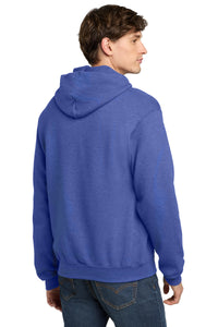 Champion  Powerblend Pullover Hoodie - Royal Blue Heather Back