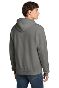 Champion  Powerblend Pullover Hoodie - Stone Gray Back