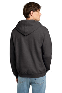 Champion Powerblend Full-Zip Hoodie - Charcoal Heather Back