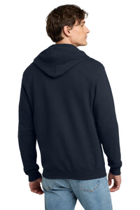Champion Powerblend Full-Zip Hoodie - Navy Back