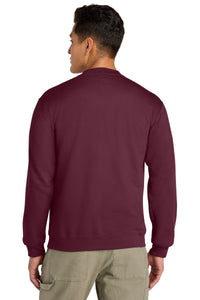 Gildan Softstyle Midweight Fleece 1/4-Zip SF008 - Maroon Back