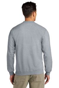 Gildan Softstyle Midweight Fleece 1/4-Zip SF008 - Ring Spun Sport Grey Back