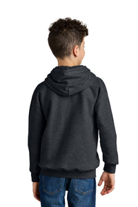 Gildan Youth Softstyle Midweight Fleece Hoodie SF500B - Dark Heather Back