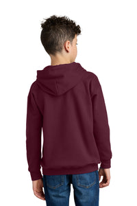 Gildan Youth Softstyle Midweight Fleece Hoodie SF500B - Maroon Back
