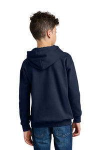 Gildan Youth Softstyle Midweight Fleece Hoodie SF500B - Navy Back