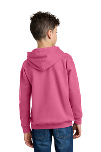 Gildan Youth Softstyle Midweight Fleece Hoodie SF500B - Pink Lemonade Back