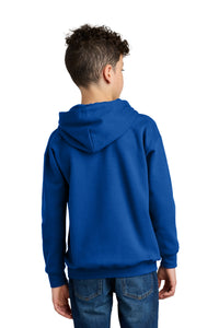 Gildan Youth Softstyle Midweight Fleece Hoodie SF500B - Royal Back