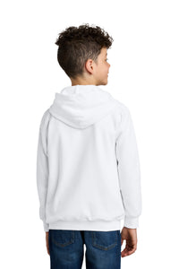 Gildan Youth Softstyle Midweight Fleece Hoodie SF500B - White Back