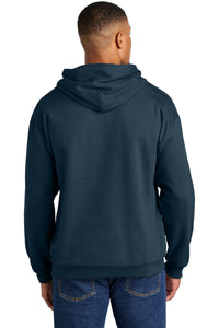 Gildan Softstyle Midweight Pullover Hooded Sweatshirt SF500 - Blue Dusk Back