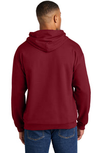Gildan Softstyle Midweight Pullover Hooded Sweatshirt SF500 - Cardinal Red Back