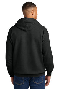 Gildan Softstyle Midweight Pullover Hooded Sweatshirt SF500 - Heather Black Back