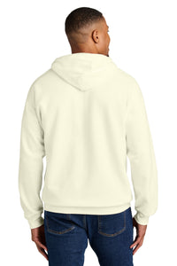 Gildan Softstyle Midweight Pullover Hooded Sweatshirt SF500 - Off White Back