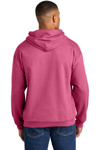Gildan Softstyle Midweight Pullover Hooded Sweatshirt SF500 - Pink Lemonade Back