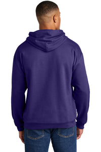 Gildan Softstyle Midweight Pullover Hooded Sweatshirt SF500 - Purple Back