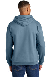Gildan Softstyle Midweight Pullover Hooded Sweatshirt SF500 - Stone Blue Back
