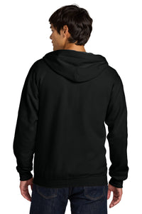 Gildan Softstyle Midweight Fleece Full-Zip Hooded Sweatshirt SF600 - Black Back