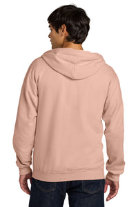 Gildan Softstyle Midweight Fleece Full-Zip Hooded Sweatshirt SF600 - Dusty Rose Back