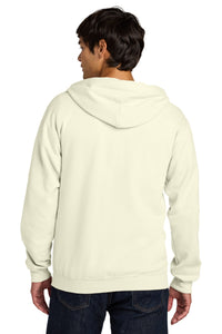 Gildan Softstyle Midweight Fleece Full-Zip Hooded Sweatshirt SF600 - Off White Back