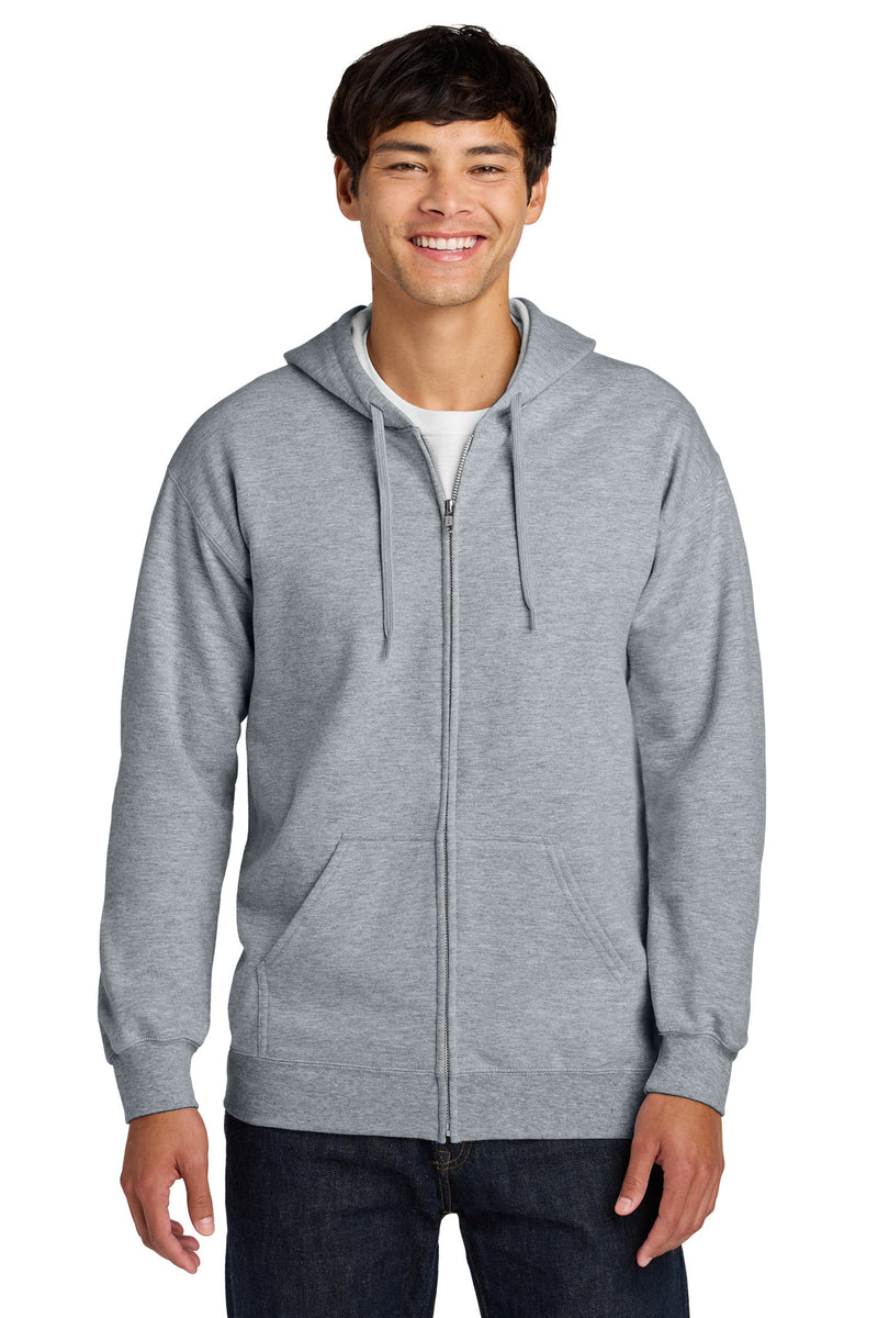 Gildan Softstyle Midweight Fleece Full-Zip Hooded Sweatshirt SF600