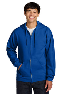 Gildan Softstyle Midweight Fleece Full-Zip Hooded Sweatshirt SF600 - Royal