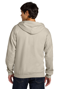 Gildan Softstyle Midweight Fleece Full-Zip Hooded Sweatshirt SF600 - Sand Back
