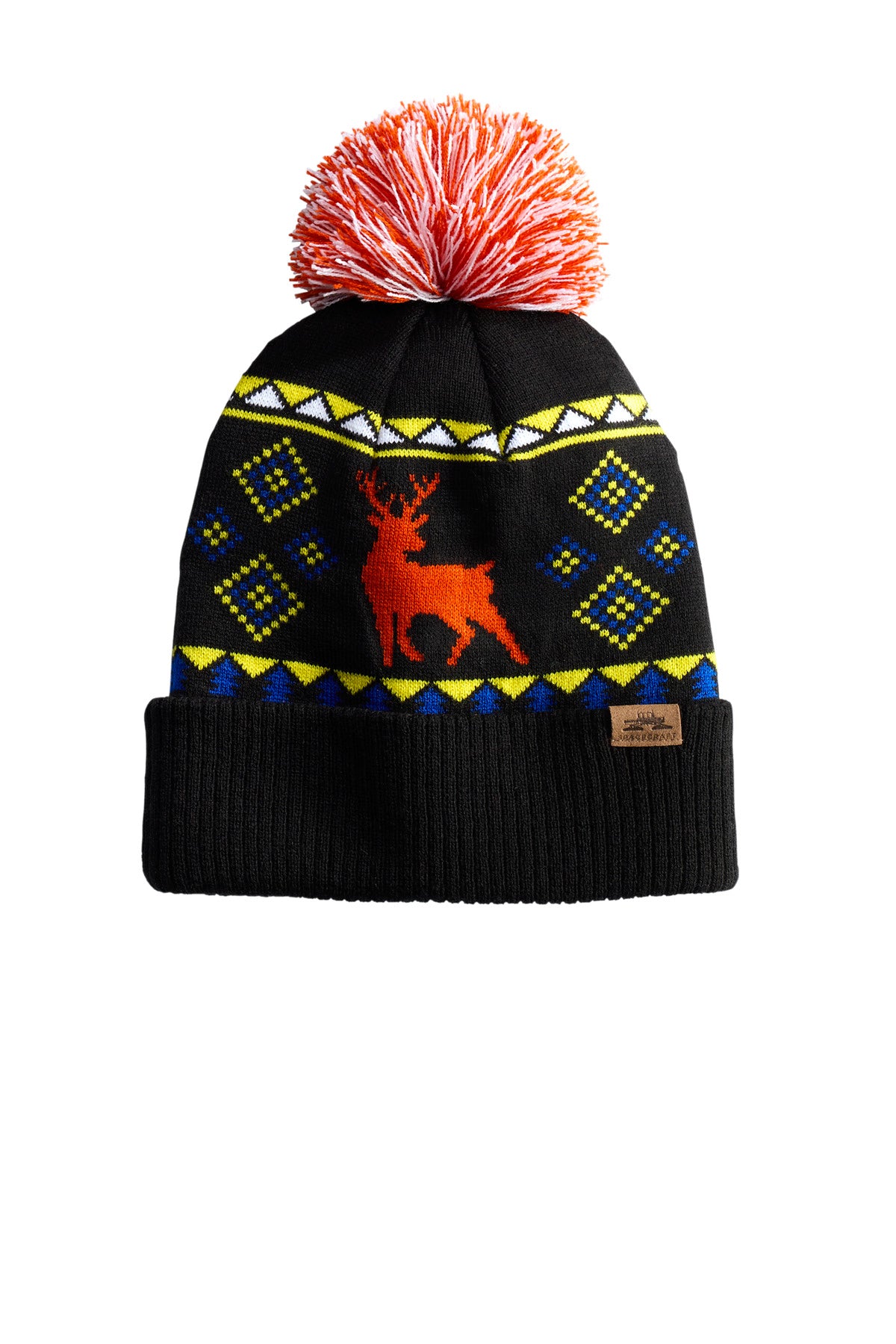 LIMITED EDITION Spacecraft Wild Pom Beanie SPC12 - Deer Black