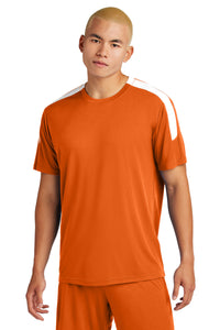 Sport-Tek Competitor United Crew ST100 - Deep Orange/ White