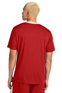 Sport-Tek Competitor United Crew ST100 - Deep Red/ White Back