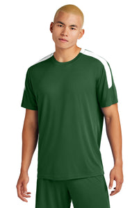 Sport-Tek Competitor United Crew ST100 - Forest Green/ White
