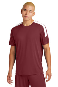 Sport-Tek Competitor United Crew ST100 - Maroon/ White